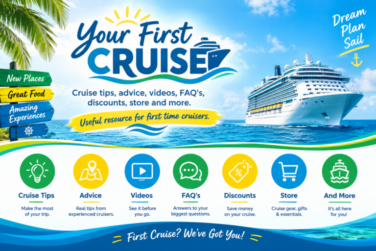 cruise tips, cruise advice, cruise videos, cruise faqs, first time cruise.